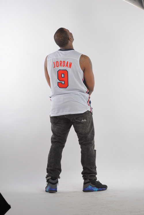 Michael Jordan Nike USA Basketball Jersey #9 White Mens Size Small
