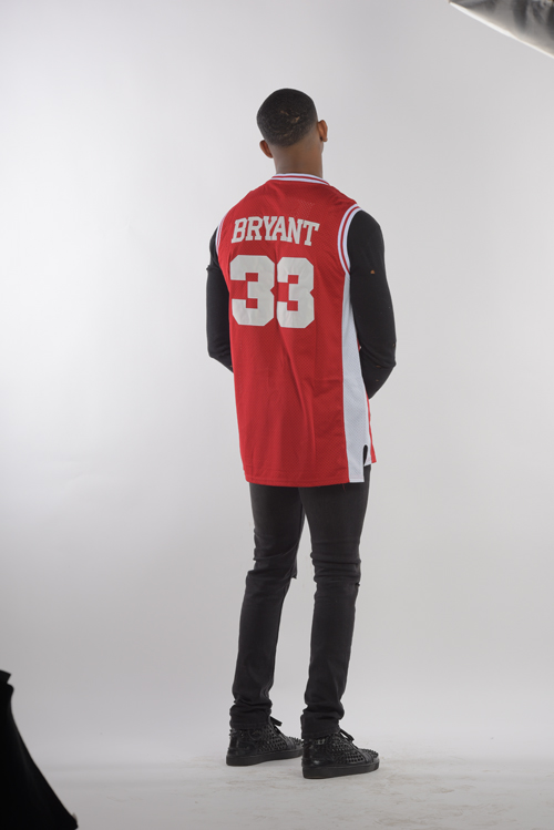 Kobe Bryant Lower Merion High School Sewn Red Basketball Jersey Size XL